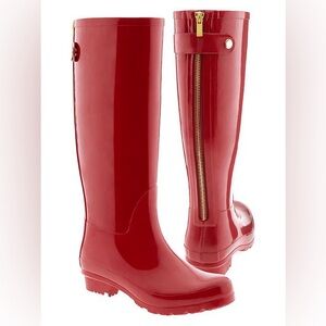 Banana Republic Taliah Rain Boots in Red